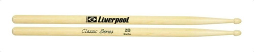 Baqueta Liverpool Ll 2bm 2b Classic Series Ponta De Madeira Cor Marfim