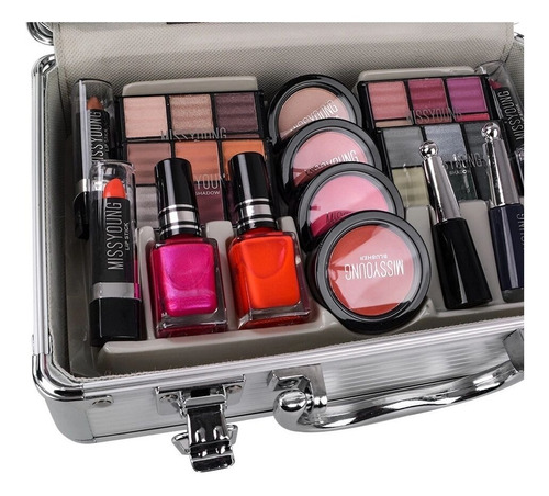 Maletin Maquillaje Make Up Set Kit Cosmeticos Aluminio