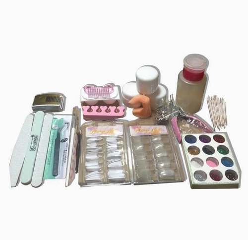 Acryl Nagelset Kit De Decoracion De Unas Diseno De Str Mercado Libre