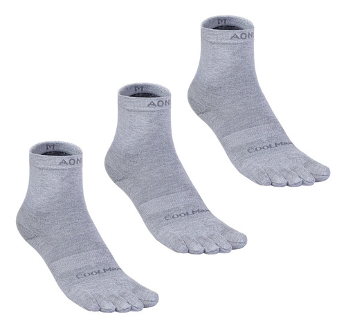 Aonijie 3 Pares Calcetines Unisex Cinco Dedos Senderismo
