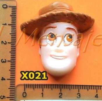 Molde De Silicona Cara De Woody Toy Story