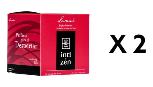 2 Cajas Inti Zen Ilumine Té Negro Clásico - Fw