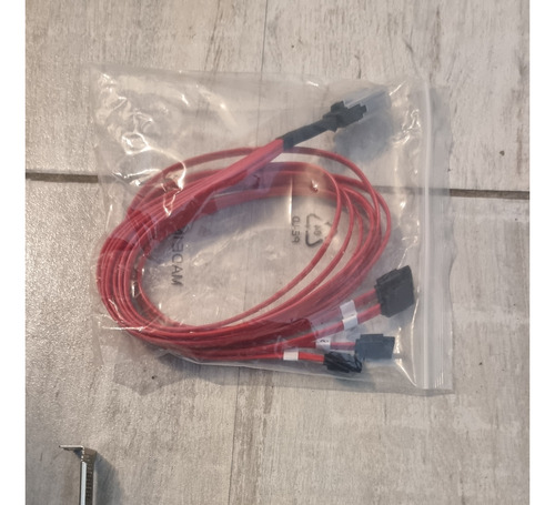 Placa Pcie Sas Sata Lsi Sas9223-8i Cable 4 Sata Funciona