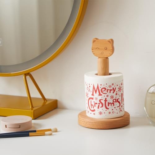 Soporte Para Rollo De Papel Higiénico, Soporte De Madera Con