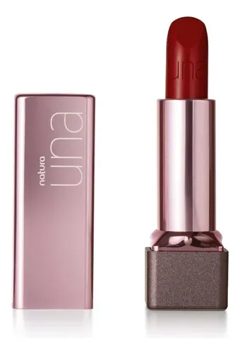 Batom Cc Vermelho 4c Hidratante Una Natura Fps25 3,8g
