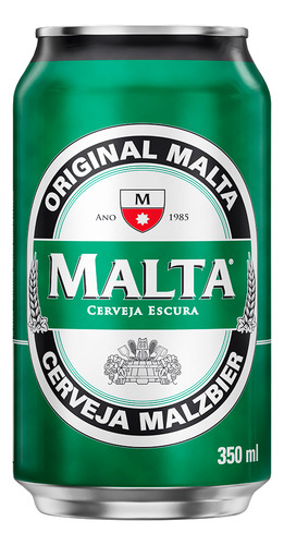 Cerveja Malta Malzbier Lata 350ml Kit 12 Unidades