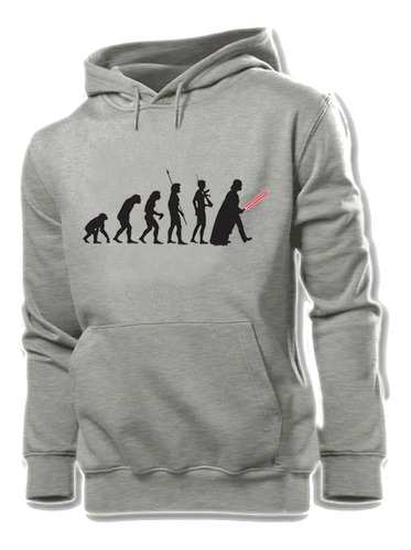 Sweater Hoodie Evolucion Humana Homosapiens Galaxias Unisex