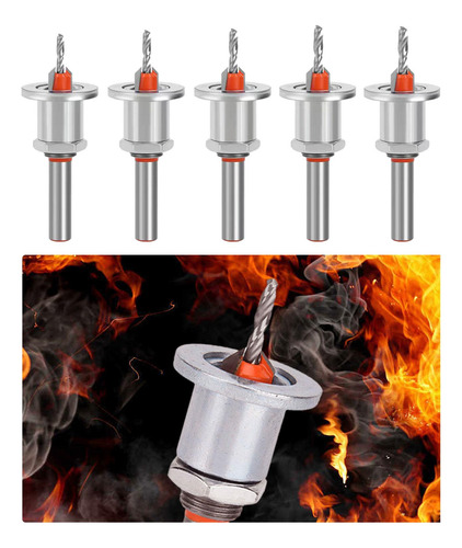 5 Uds Brocas Avellanadoras Brocas Cónicas 10mm Herramientas
