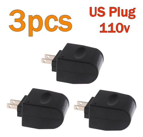 Adaptador Convertidor 110v Ac A 12v Dc 3piezas