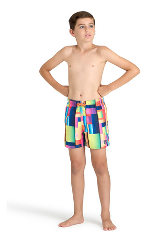 Traje De Baño Arena Allover Boxer Para Niño