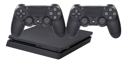Sony PlayStation 4 Slim 1TB Extra DualShock 4 Controller color negro azabache 2023