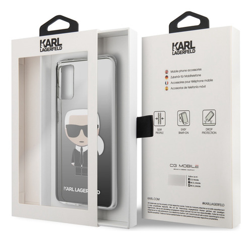 Funda Case Kalr Tpu Degradado Negro S20