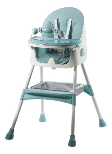 Silla De Comer Ebaby Plegable Doble Bandeja Lulu Verde