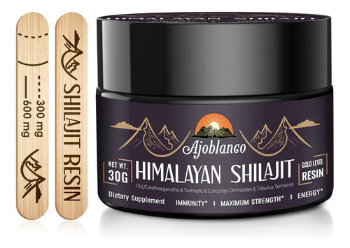 Shilajit Himalata Gold 600mg Fulvico