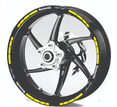 Imagen 2 de 10 de Calcos Benelli Llantas + Regalo - 00145 Graficastuning