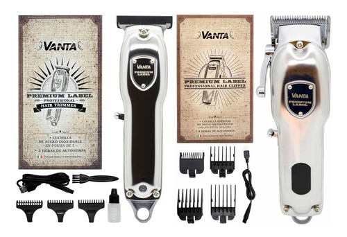 Vanta Maquina De Cortar Pelo Inalámbrica + Trimmer Patillera