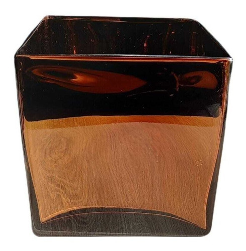 Jarron Cubo Color Cobre