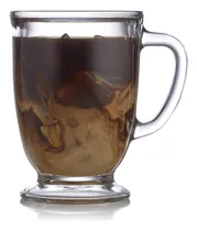 Comprar Tazas De Café De Vidrio Libbey Kona, 16 Onzas, Conjunto De 6
