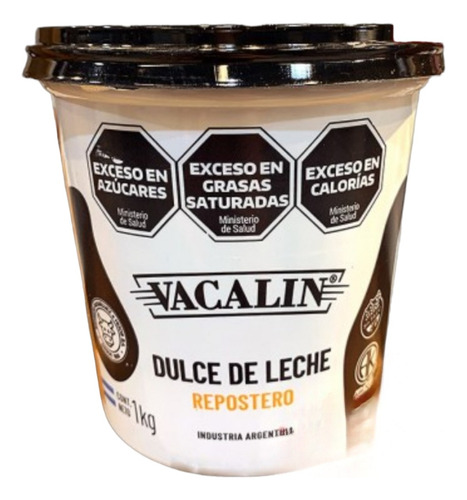 Dulce De Leche Vacalín Respostero De 1kg, Pack 5u
