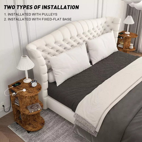 Buro Para Recamara Mesa De Noche Elegante Minimalista
