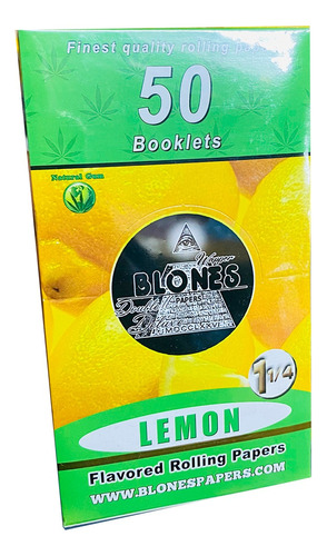 Blones Caja Por 50 Cajitas Lemon Blunt