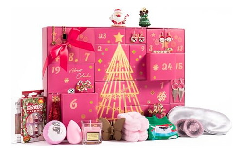 Advent Calendar 2023-24, 24 Pieces Beauty Fashion And J...