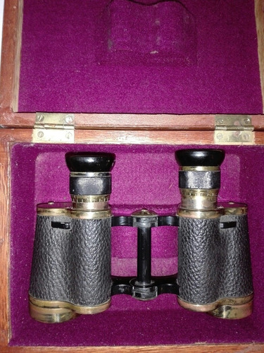  Antiguos  Binoculares Nedinsco Gravenhage Carl Zeiss 6 X 30