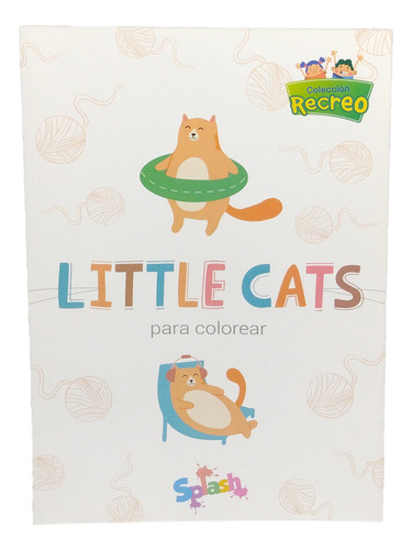 Libro Para Colorear Recreo Little Cats Ploppy 120701