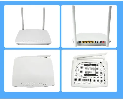 ONT Mega10 Zc-521 Fibra Óptica Dual Band 2.4G 5G 1200Mbps Branco