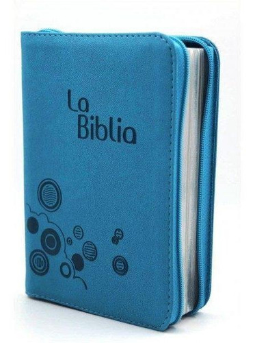 Biblia Tla Con Cierre Mediana Aguamarina