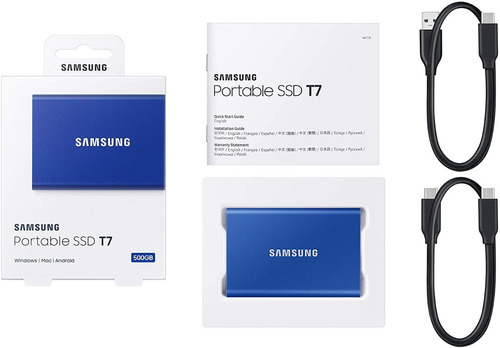Disco Ssd Externo Samsung 1tb T7 Colores Nuevo Oferton !!!