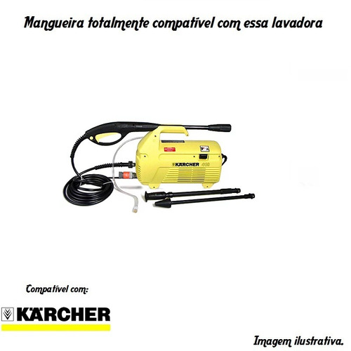 Mangueira Lavadora Alta Pressão Karcher K 410 9mt | Parcelamento sem juros