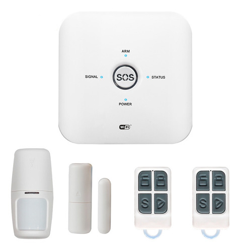 Alarma Casa Inalambrica Gsm Wifi Completa Comercio Kit 2 Oy