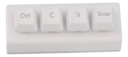Teclado Programável De 4 Teclas, Interruptor Vermelho Ctrl C