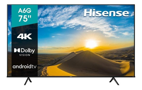 Imagen 1 de 3 de Smart TV Hisense A6G Series 75A6G IPS 4K 75" 100V/240V