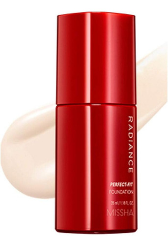 Base de maquiagem em creme Missha Base Missha Radiance Perfect Fit Foundation SPF30 PA++ - 35mL 35g