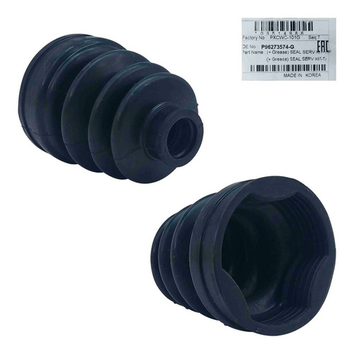 Imagen 4 de 10 de Kit Goma Guardapolvo Triceta Optra Limited Desing Original