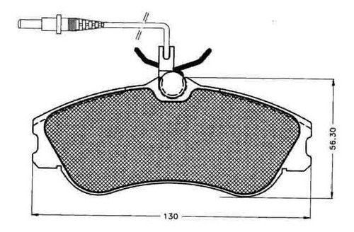 Pastilla De Freno Peugeot ---partner 1.6 - 1.9 Td - Patagoni