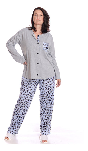 Pijama De Mujer Invierno Talles Super Especiales Art 807
