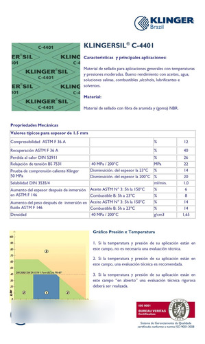 Junta Para Brida Din De 2 1/2 Pulgadas