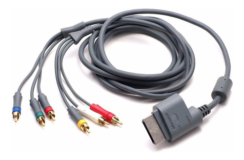 Cable A/v Componente Para Lcd Xbox 360 6p Seisa Compatible-.
