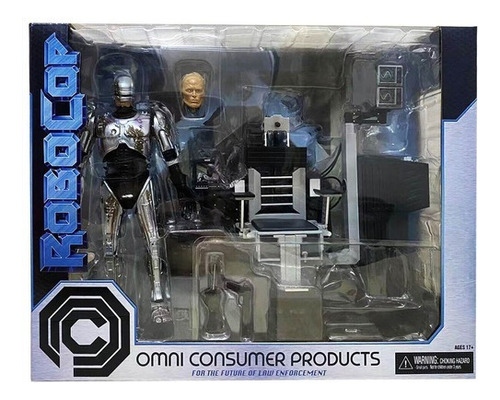 Neca - Figura Robocop Ultimate Battle Damage Whit Chair