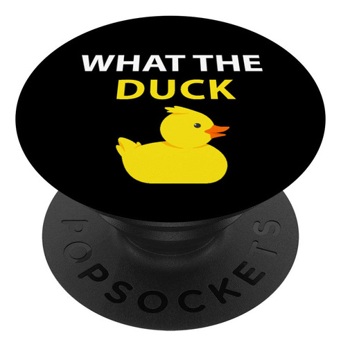 Que Pato Divertido Dice Popsockets Agarre Soporte Para Negro