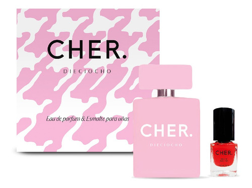 Set Perfume Mujer Cher Dieciocho 50 Ml Edp+esmalte De Uñas
