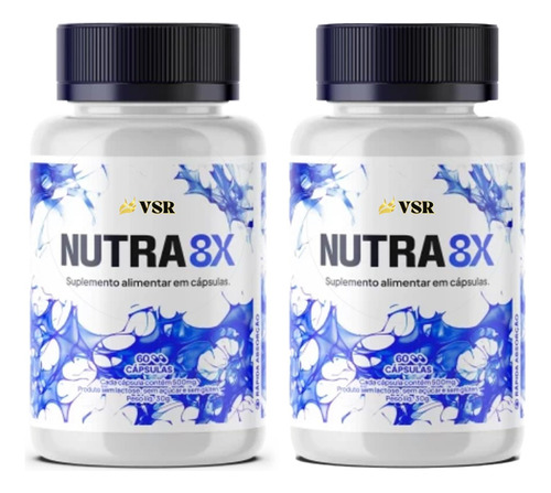 6 Potes De Nutra 8x - Nutra8x Sabor Saúde Do Homem