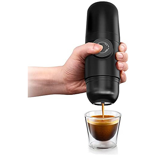 Máquina De Espresso Portátil, Compatible Café Molido...