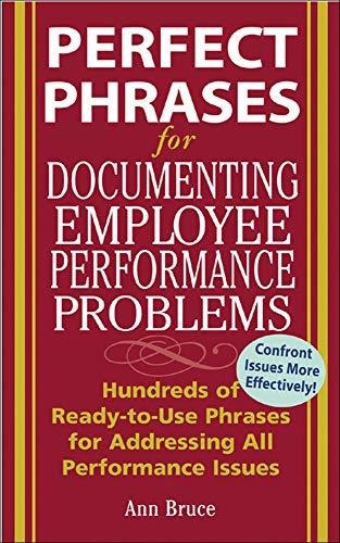 Book : Perfect Phrases For Documenting Employee Performance