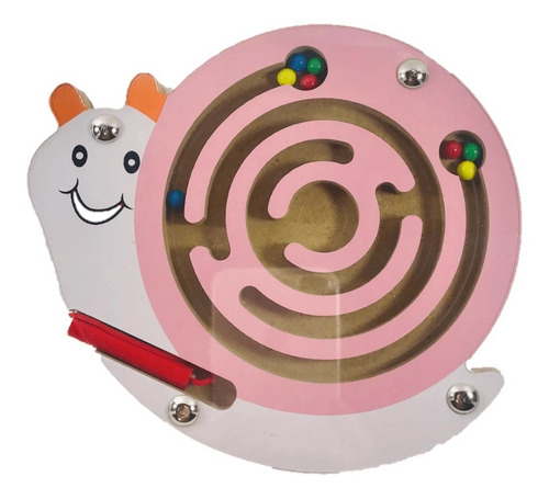 Juguete Para Niños Laberinto - Laberinto Magnético Color Caracol