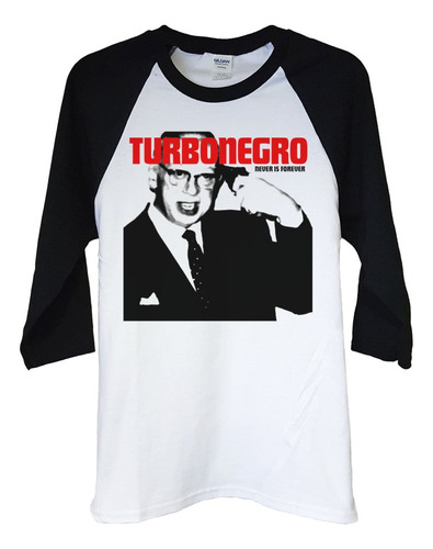 Polera Raglan 3/4 Turbonegro Forever Is For Punk Abominatron