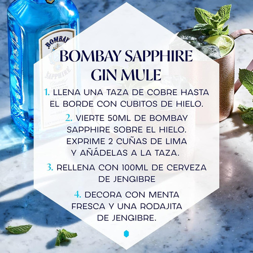 Gin Bombay Sapphire London Dry 750ml